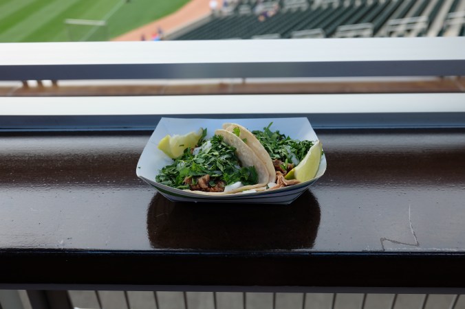 Carnitas tacos at Target Field