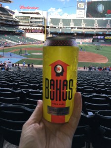Bauhaus beer at Target Field