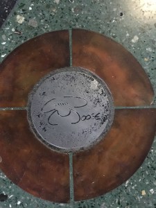 Mariner Moose autograph tile