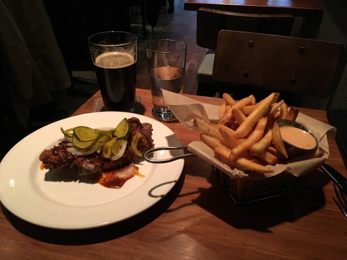 Fried chicken and frites at Imperial