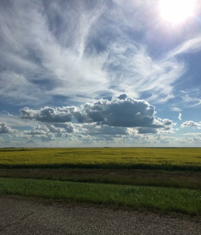 Between Regina and Saskatoon