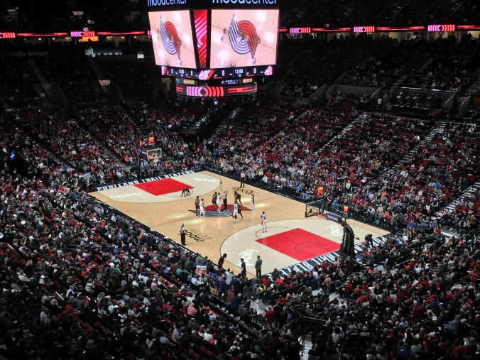 Trail Blazers opening tip