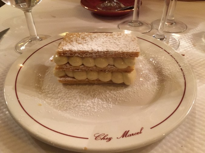 Bourbon cream mille-feuille