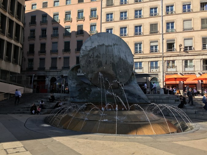 Fountain at Place Louis Pradel
