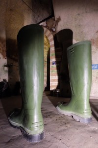 Art in the cellars at Pommery