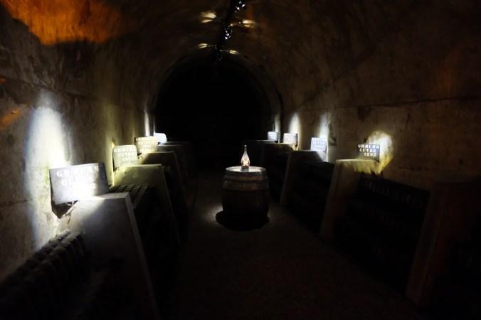 At Champagne Mumm, Reims