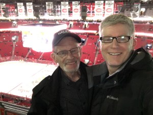 Canadiens game with dad
