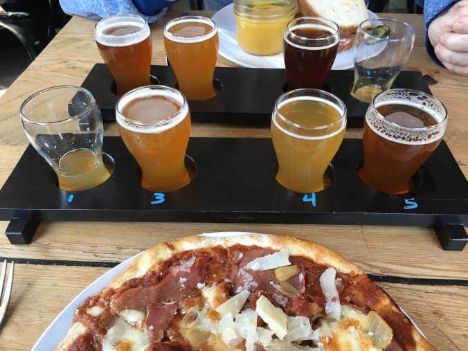 Sampler at Peg Beer Co.
