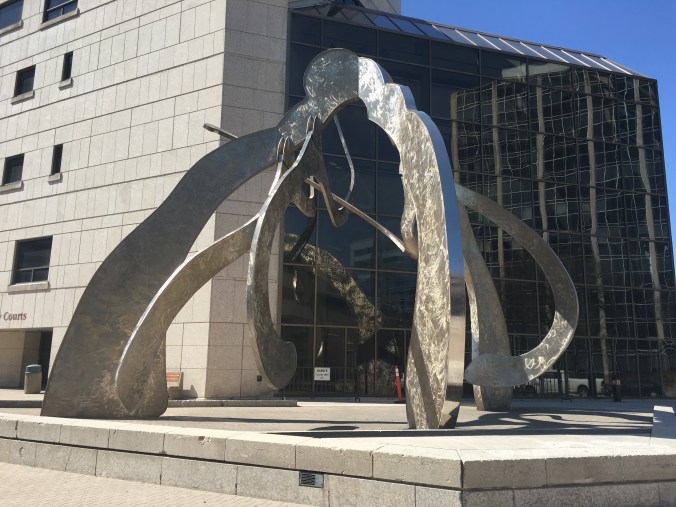 "Justice" in front of the Law Courts