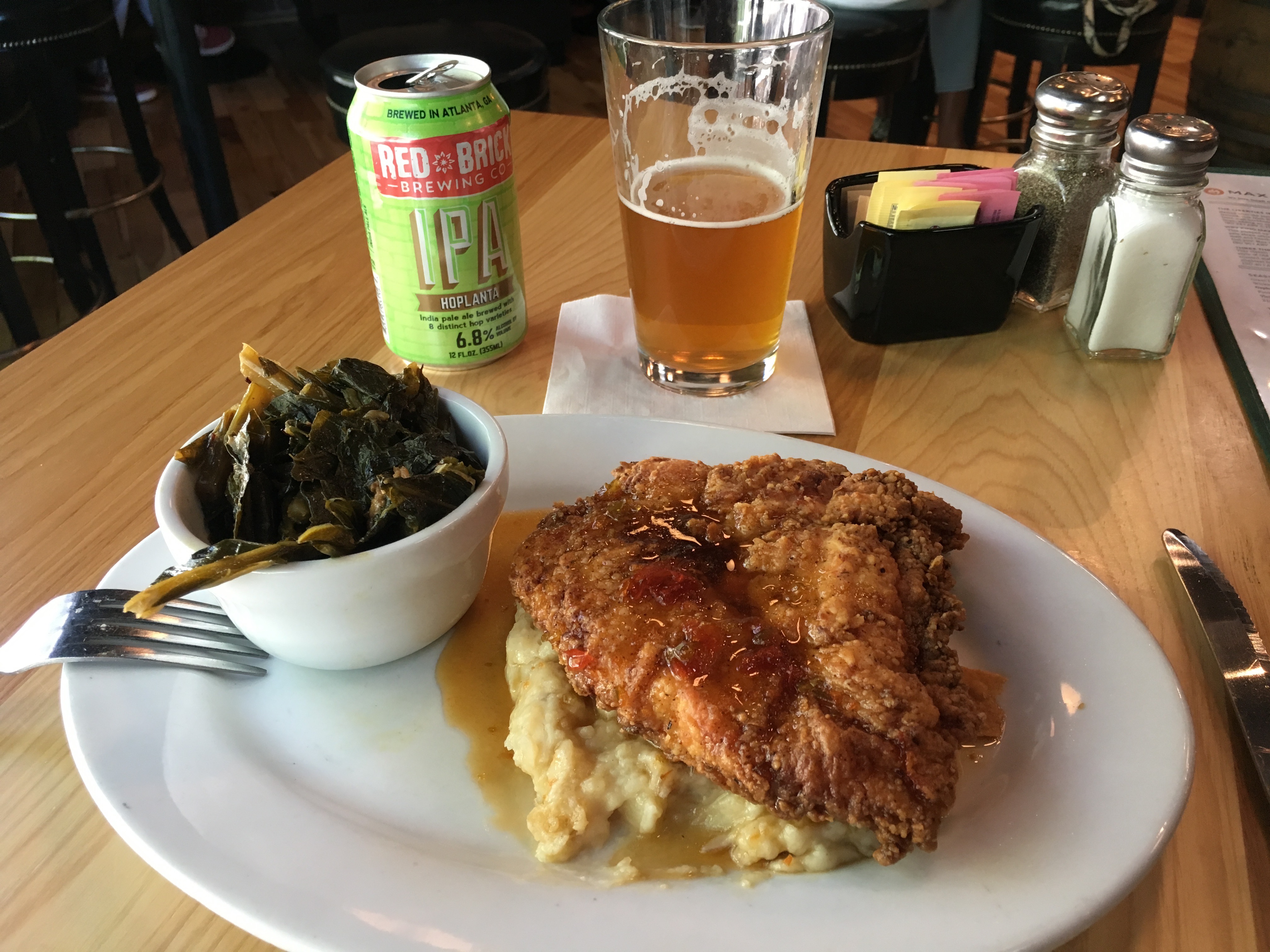 Fried chicken at Max Lager's