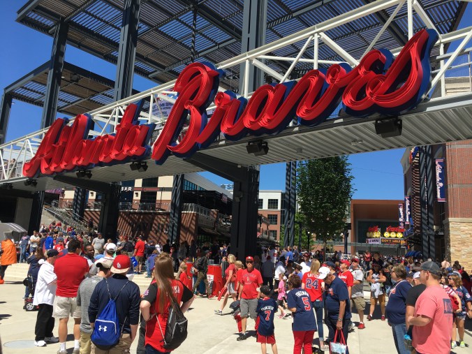 Outside SunTrust Park