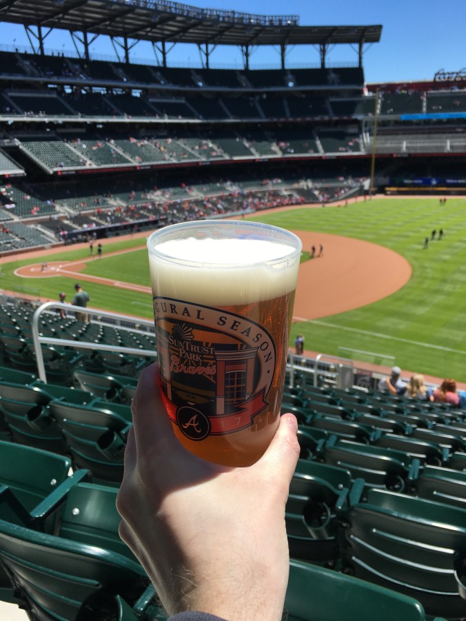 Beer at Braves game