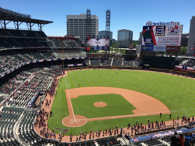 Upper deck at SunTrust