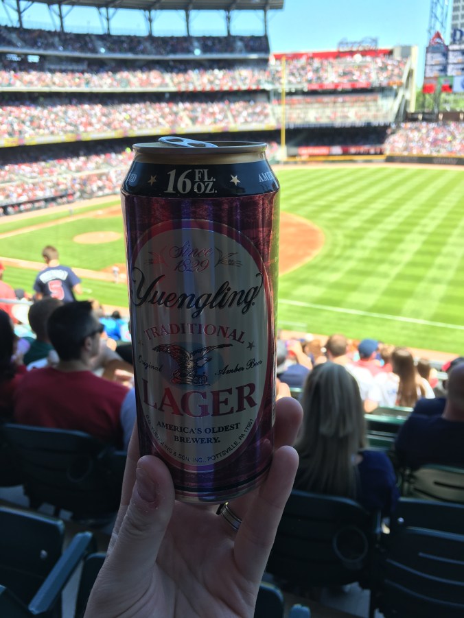 Yuengling at the Braves game