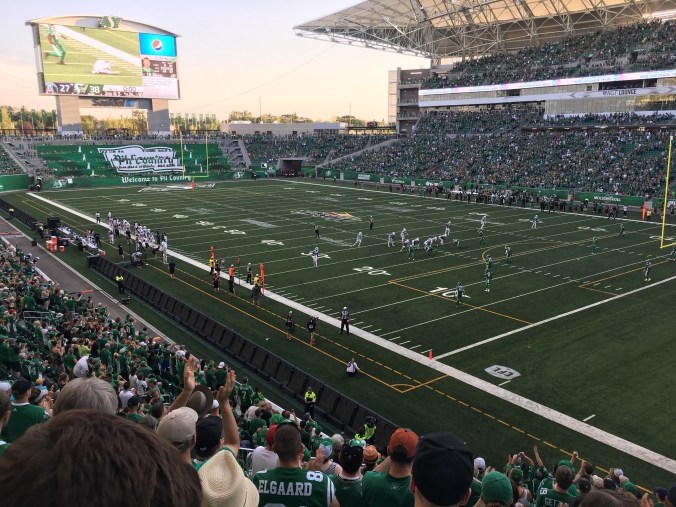 Last play of a Riders win