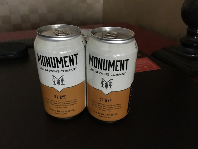 Hotel beers in Baltimore