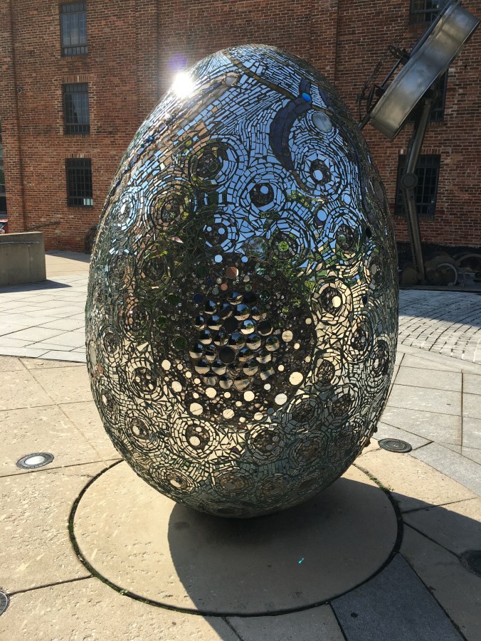 Cosmic Galaxy Egg by Andrew Logan