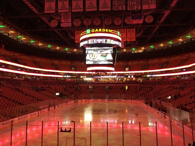 Bruins game in Boston