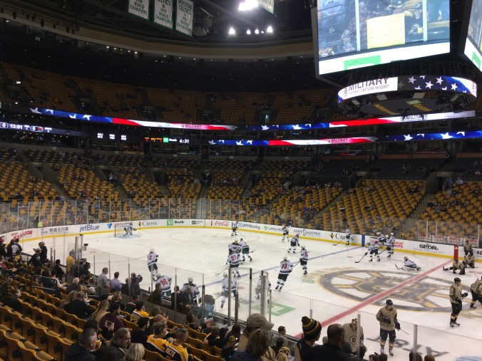 Bruins game in Boston