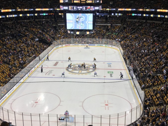 Bruins game in Boston