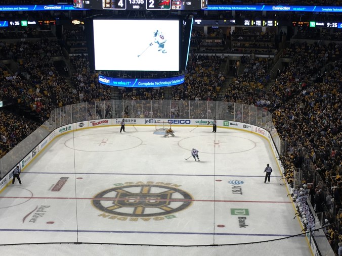 Bruins game in Boston