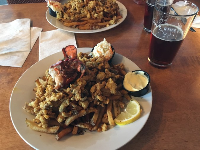 Our for clams with Dad