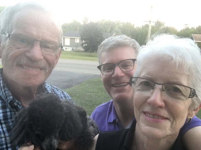 The family in Beresford, NB