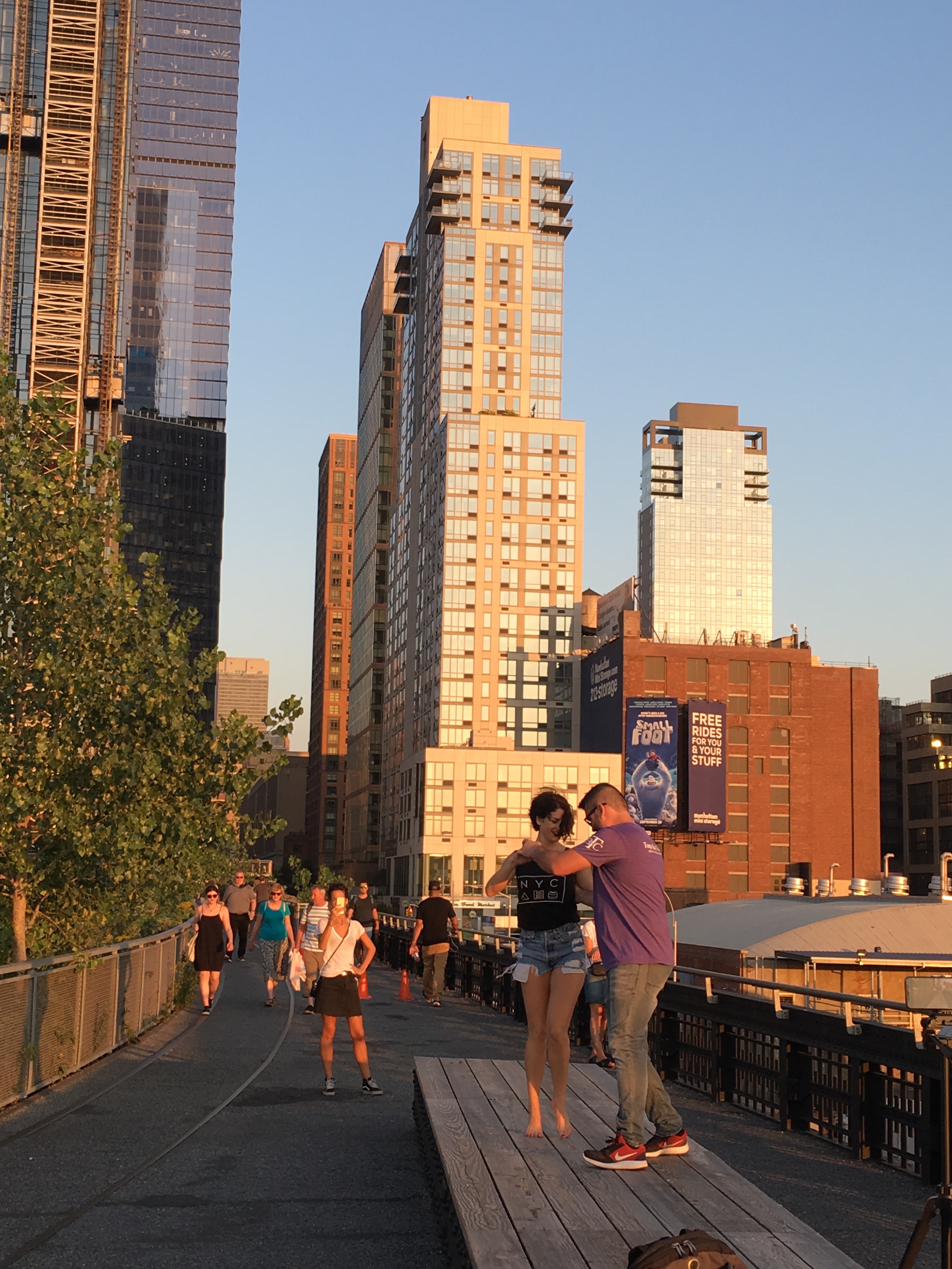 Dancing at High Line Park