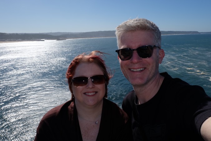 Us in Nazaré