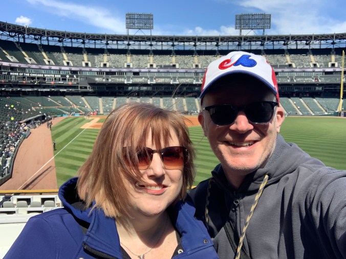 At the White Sox game