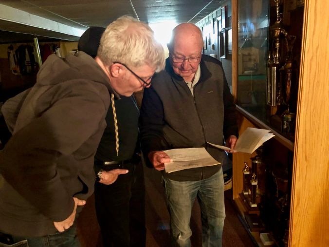 In Glenn Hall's basement