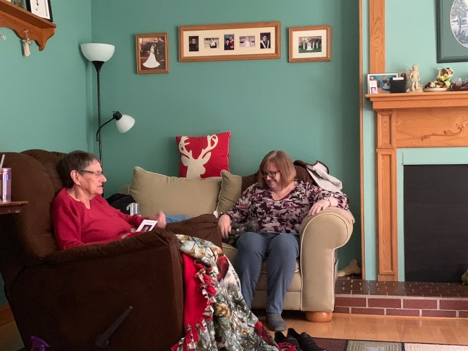 With family in Canterbury