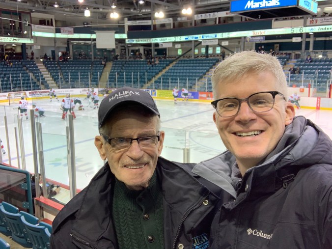 Hockey game in Bathurst