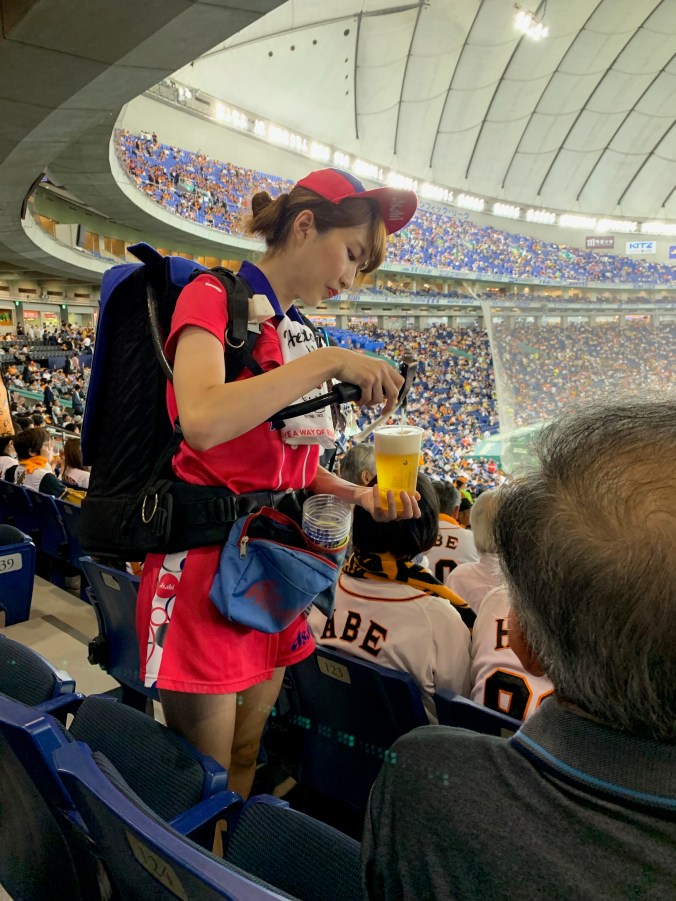 Giants-Tigers game in Tokyo