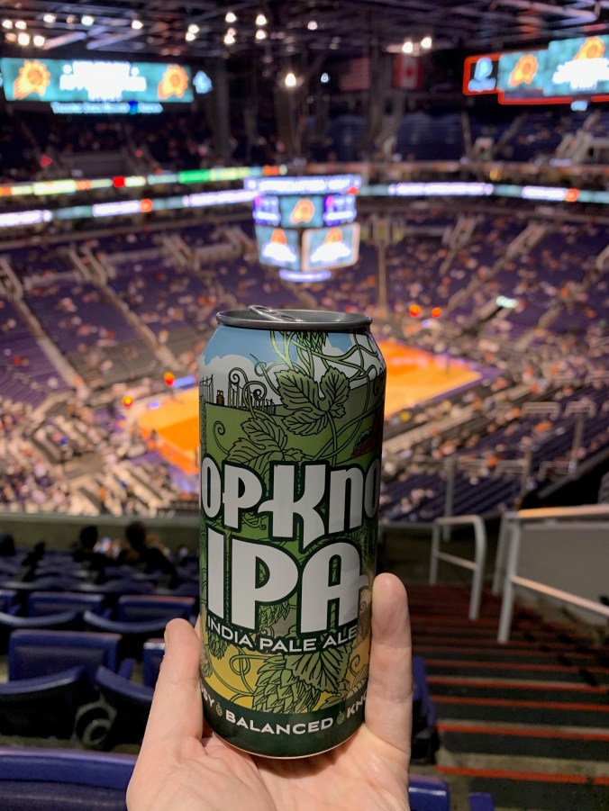 Beer at Suns game