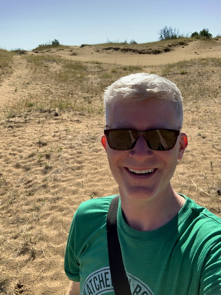 Sand dunes at Douglas Provincial Park