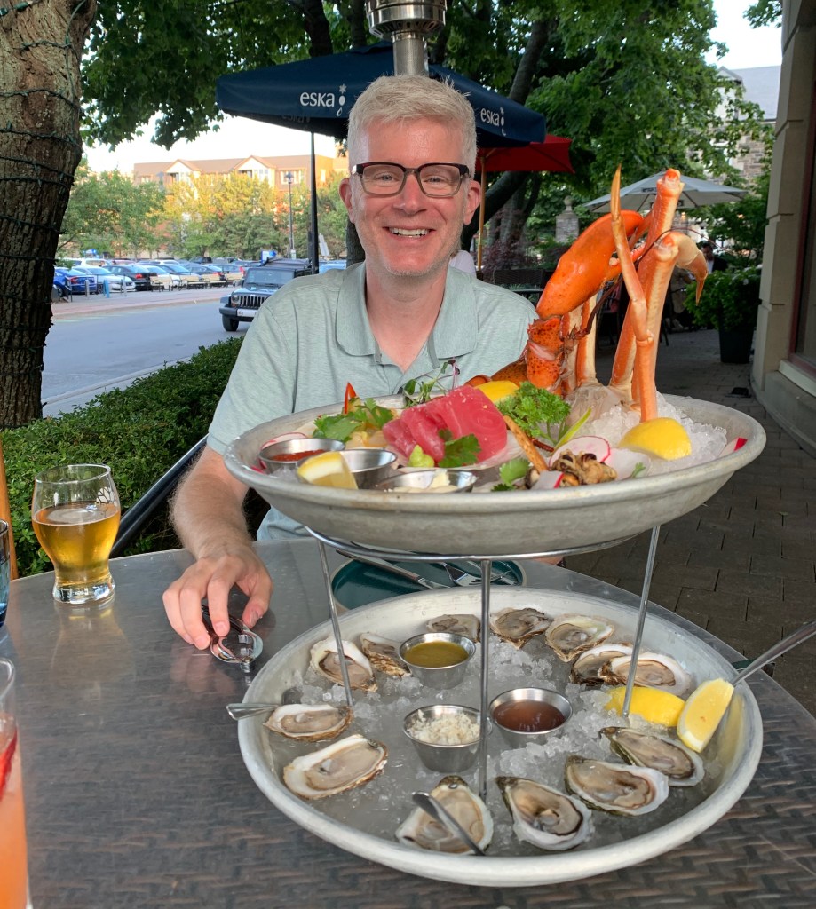 Seafood tower in Halifax