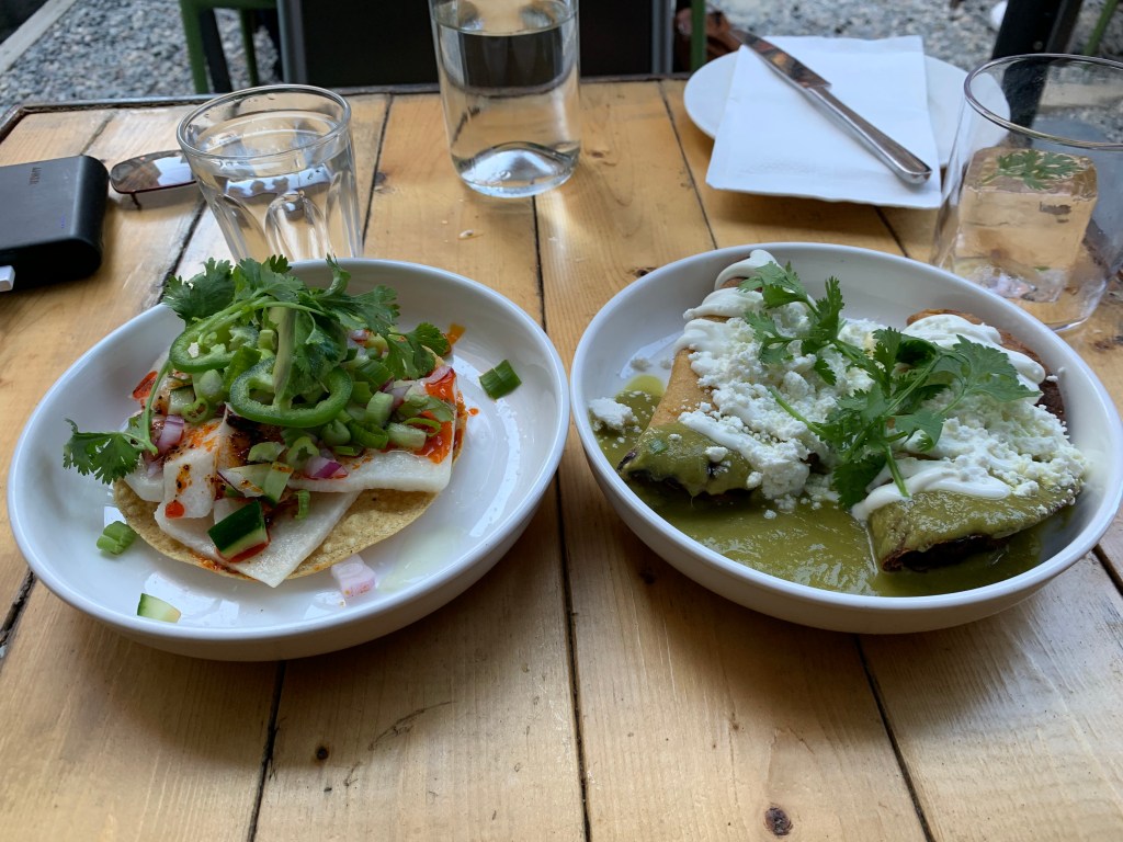 Dinner at Chupito in Vancouver