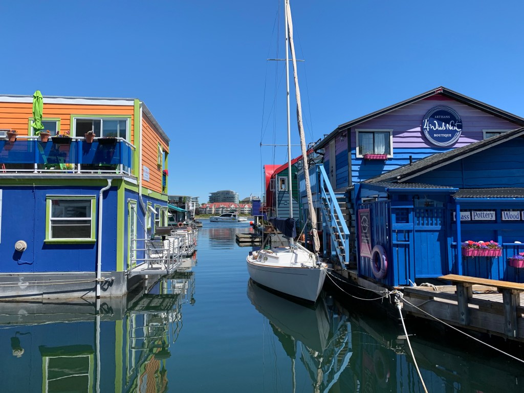 Fisherman's Wharf in Victoria, BC