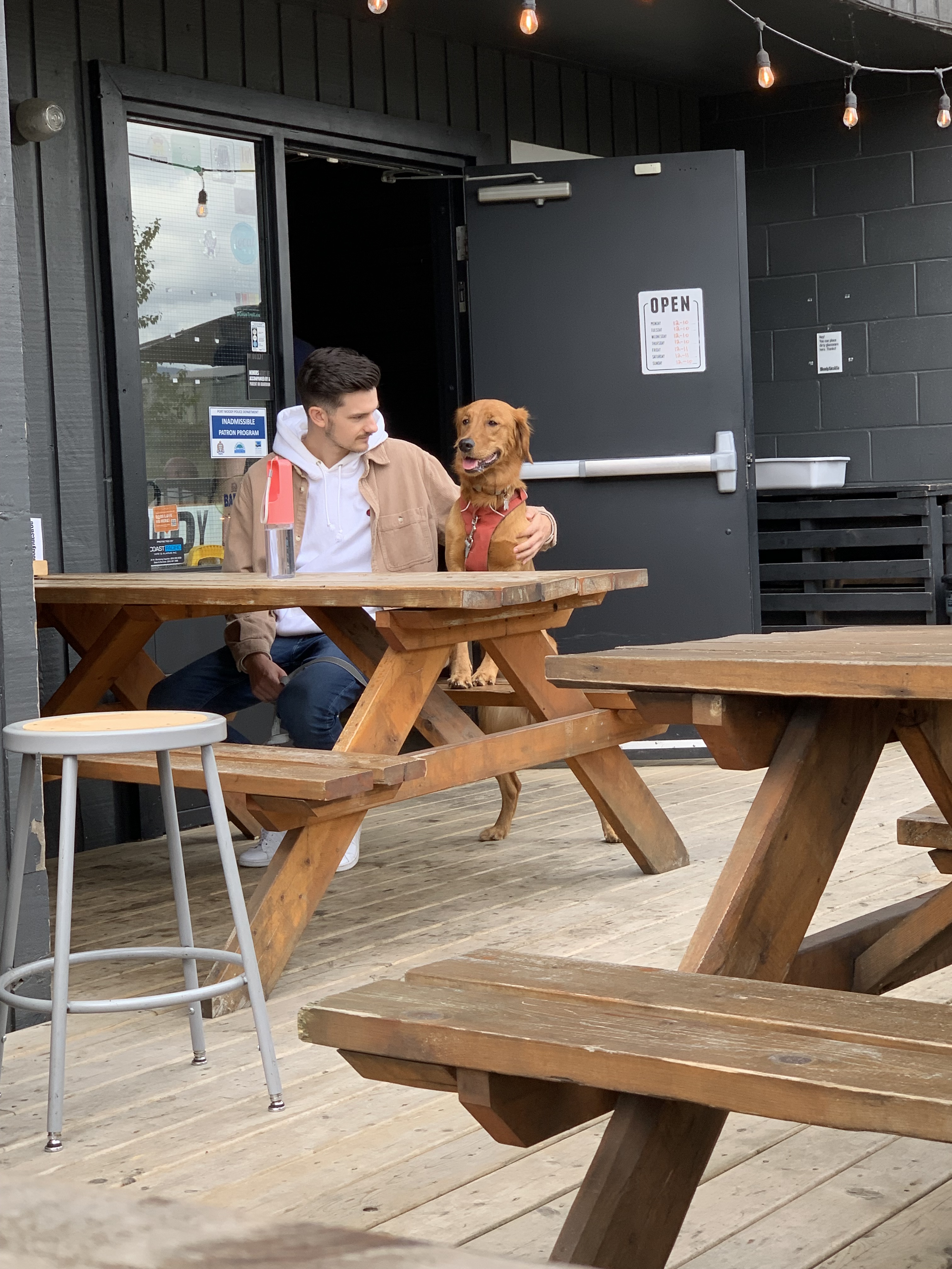 Dogs at craft breweries around Vancouver