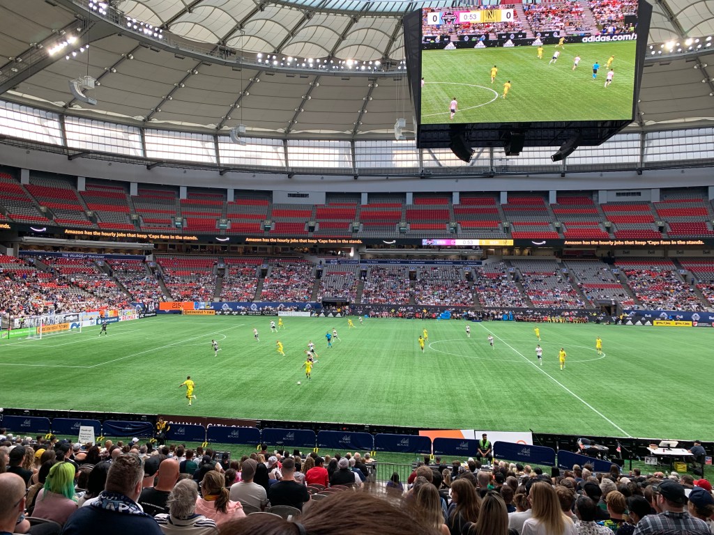 Whitecaps FC match at BC Place