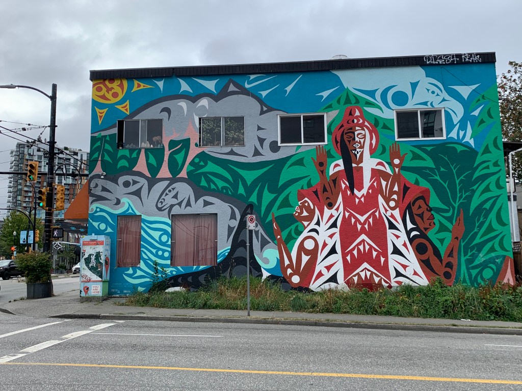 "The Matriarch" by Siobhan Joseph; Mural in Mount Pleasant neighbourhood; Vancouver BC