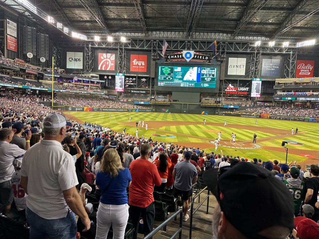 World Baseball Classic game in Phoenix, AZ