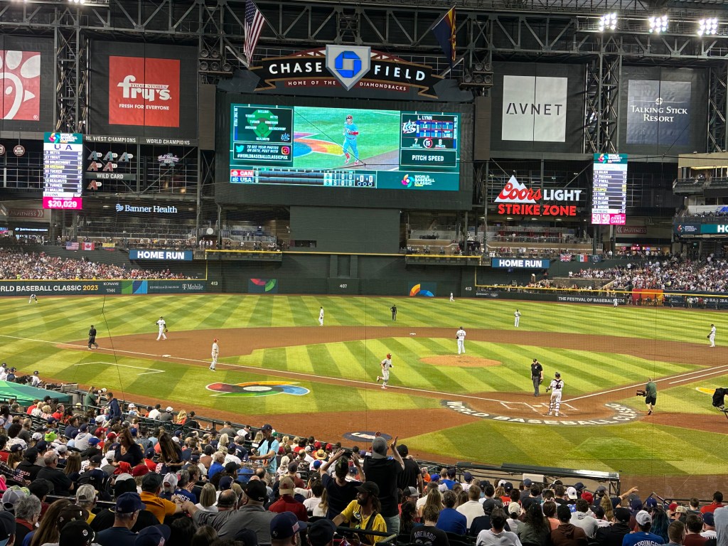 World Baseball Classic game in Phoenix, AZ