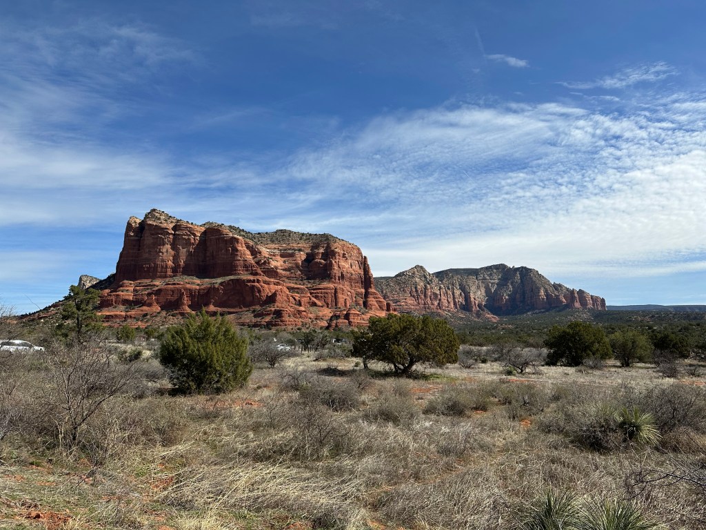 Hiking near Oak Creek, AZ