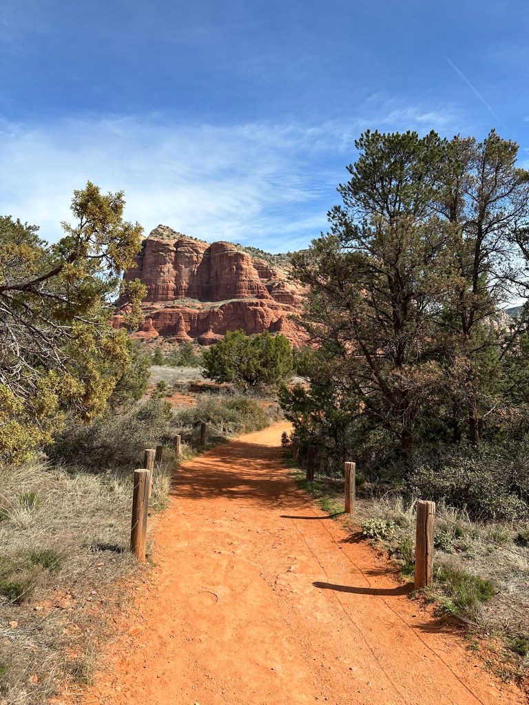 Hiking near Oak Creek, AZ