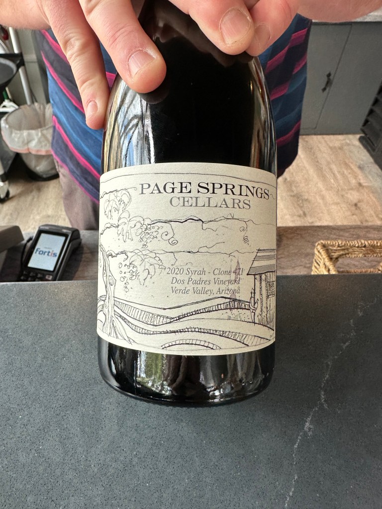 Visiting Page Spring Cellars in Arizona