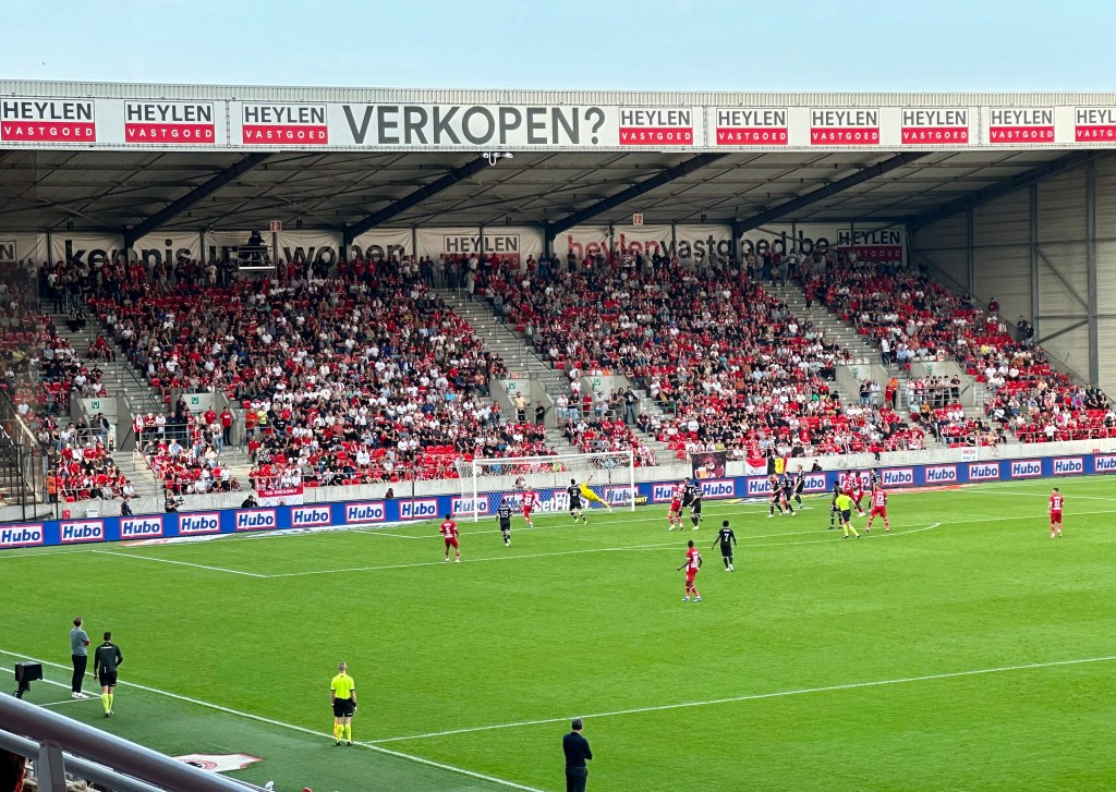 At Royal Antwerp F.C. match