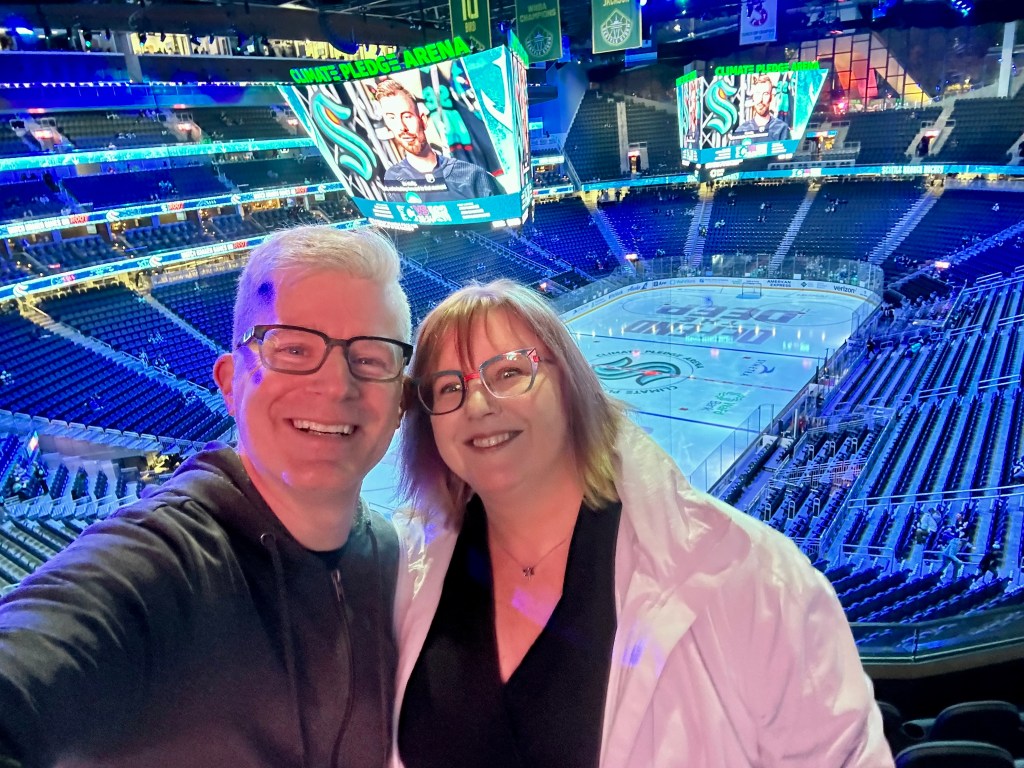 At a Seattle Kraken game