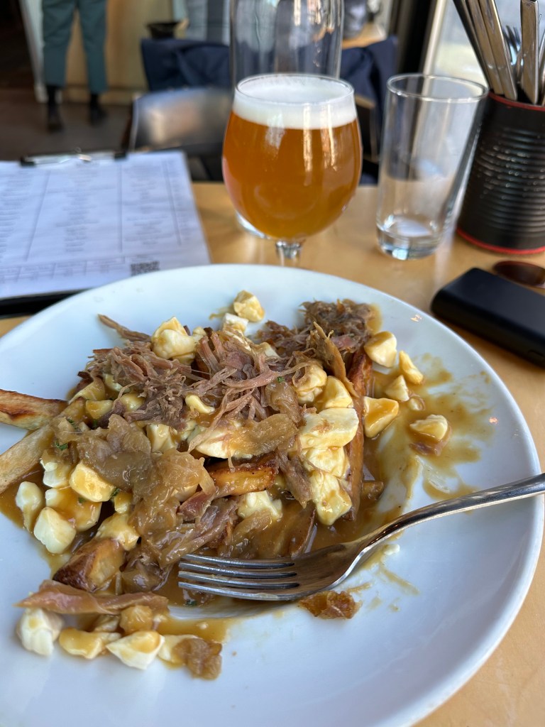 Poutine at Noctem Artisans Brasseurs